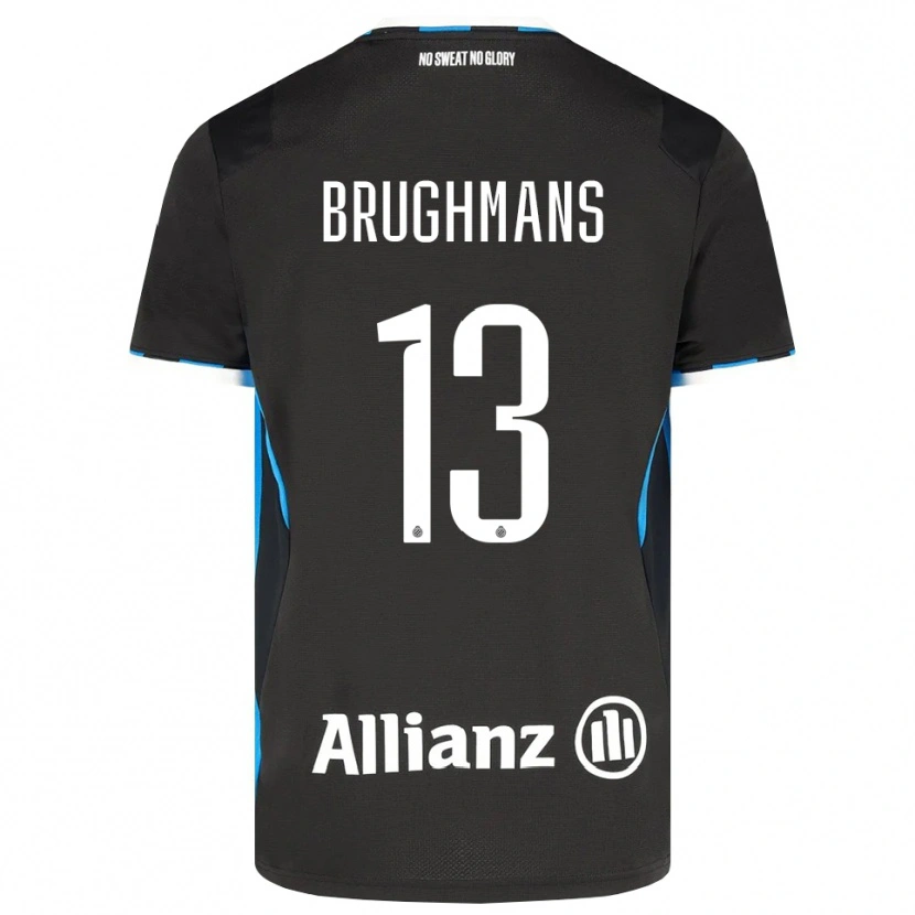 Danxen Kobiety Beau Brughmans #13 Czarny Czerwony Niebieski Domowa Koszulka 2026/27 Koszulki Klubowe