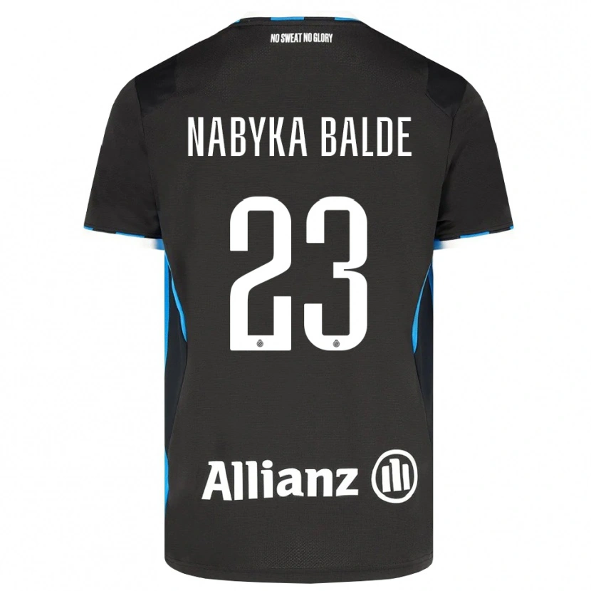 Danxen Kobiety Mamadou Balde #23 Czarny Czerwony Niebieski Domowa Koszulka 2026/27 Koszulki Klubowe