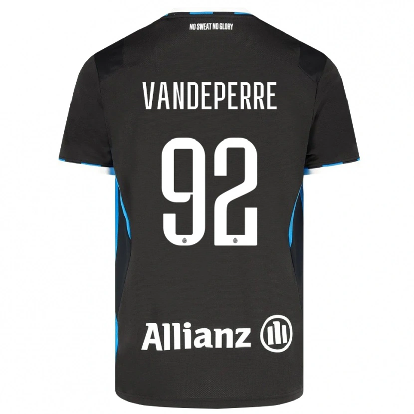 Danxen Kobiety Alexander Vandeperre #92 Czarny Czerwony Niebieski Domowa Koszulka 2026/27 Koszulki Klubowe