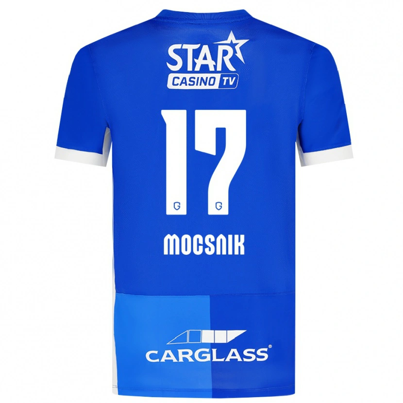 Danxen Kobiety Manu Mocsnik #17 Średni Niebieski Królewski Niebieski Biały Domowa Koszulka 2026/27 Koszulki Klubowe