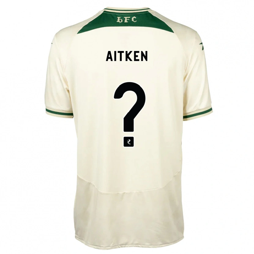 Danxen Kobiety Conor Aitken #0 Biały Las Zielony Wyjazdowa Koszulka 2026/27 Koszulki Klubowe