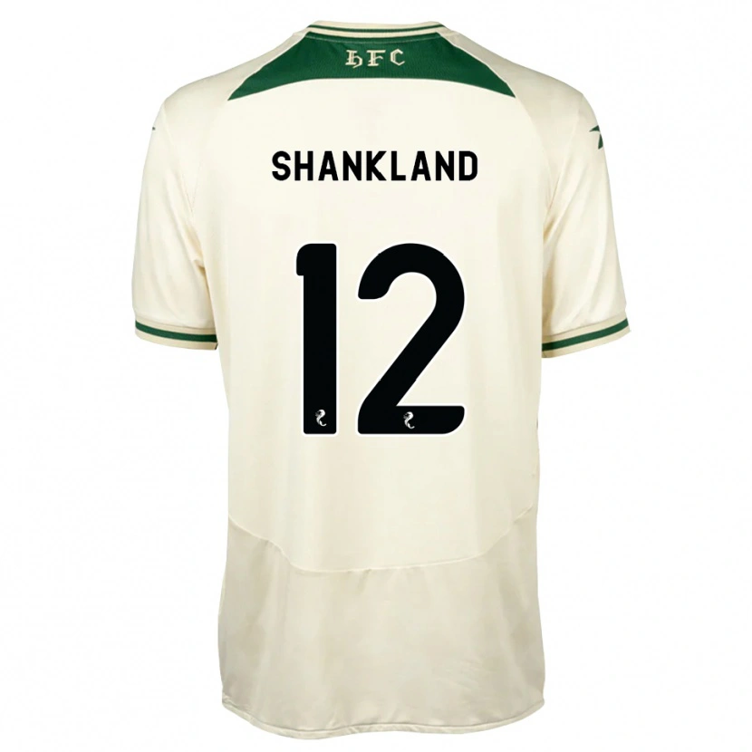 Danxen Kobiety Cole Shankland #12 Biały Las Zielony Wyjazdowa Koszulka 2026/27 Koszulki Klubowe