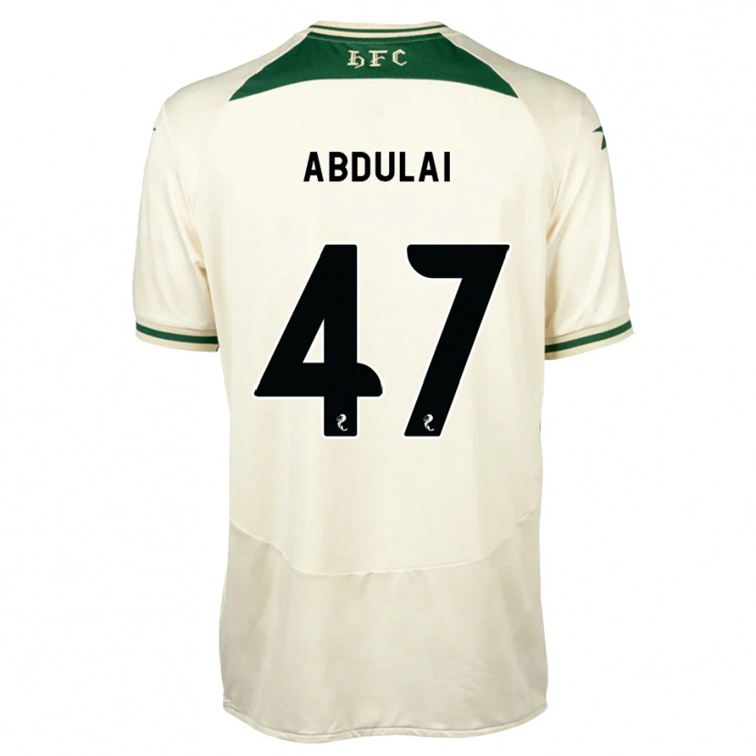Danxen Kobiety Azeem Abdulai #47 Biały Las Zielony Wyjazdowa Koszulka 2026/27 Koszulki Klubowe