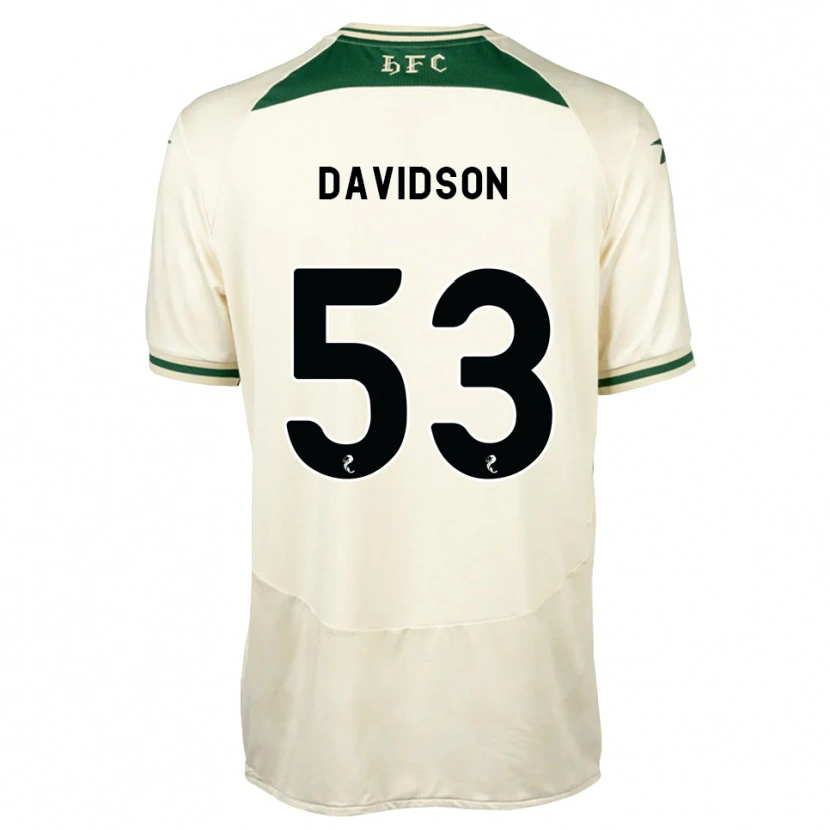 Danxen Kobiety Luke Davidson #53 Biały Las Zielony Wyjazdowa Koszulka 2026/27 Koszulki Klubowe