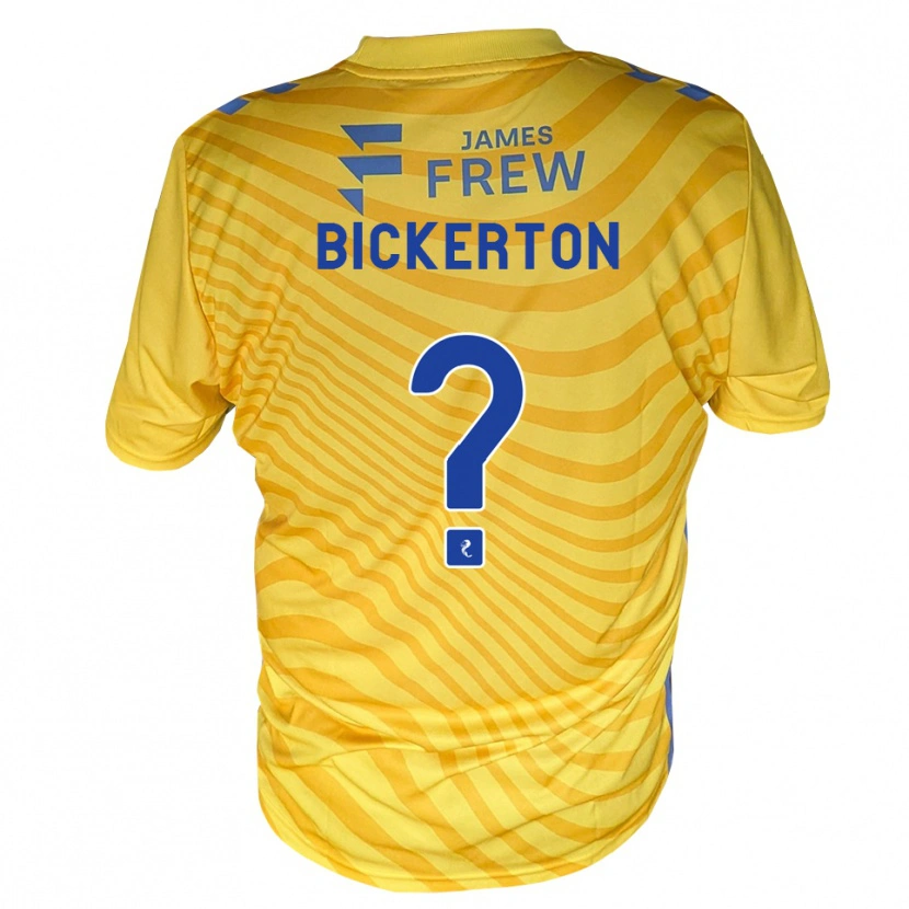 Danxen Kobiety Cole Bickerton #0 Królewski Niebieski Żółty Wyjazdowa Koszulka 2026/27 Koszulki Klubowe