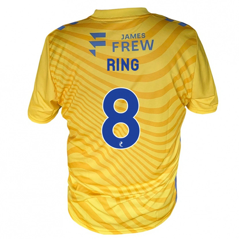 Danxen Kobiety Erik Ring #8 Królewski Niebieski Żółty Wyjazdowa Koszulka 2026/27 Koszulki Klubowe