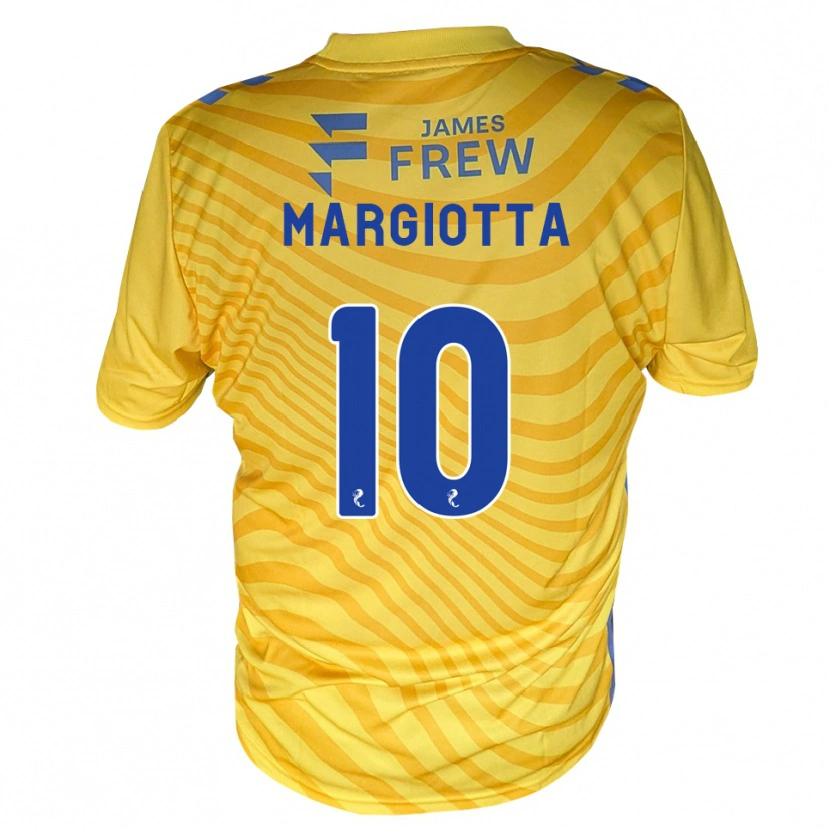 Danxen Kobiety Remo Margiotta #10 Królewski Niebieski Żółty Wyjazdowa Koszulka 2026/27 Koszulki Klubowe