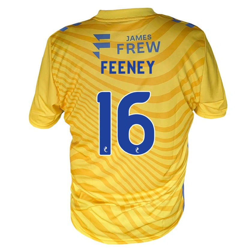 Danxen Kobiety Guy Feeney #16 Królewski Niebieski Żółty Wyjazdowa Koszulka 2026/27 Koszulki Klubowe
