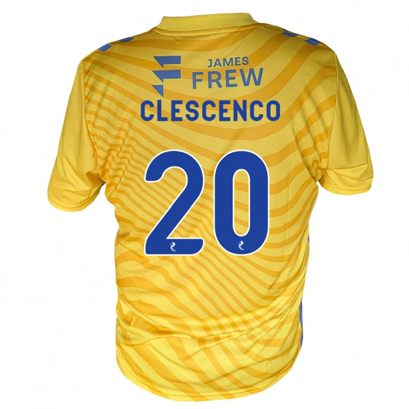 Danxen Kobiety Nicky Clescenco #20 Królewski Niebieski Żółty Wyjazdowa Koszulka 2026/27 Koszulki Klubowe