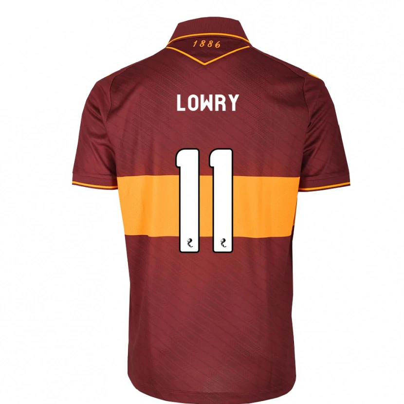 Danxen Kobiety Alex Lowry #11 Pomarańczowy Bordowy Wyjazdowa Koszulka 2026/27 Koszulki Klubowe