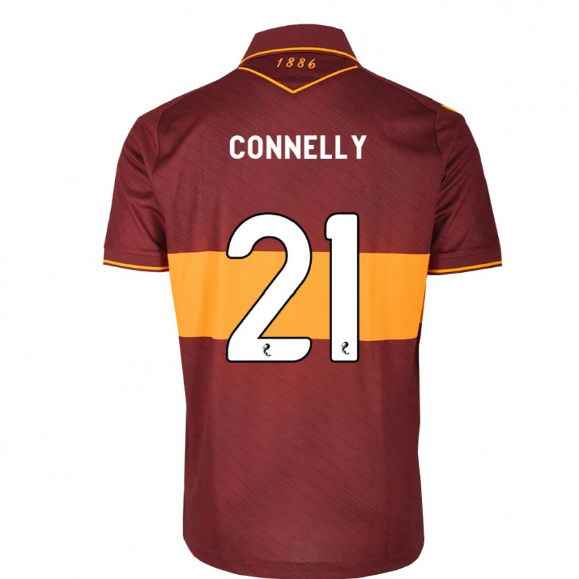Danxen Kobiety Matty Connelly #21 Pomarańczowy Bordowy Wyjazdowa Koszulka 2026/27 Koszulki Klubowe