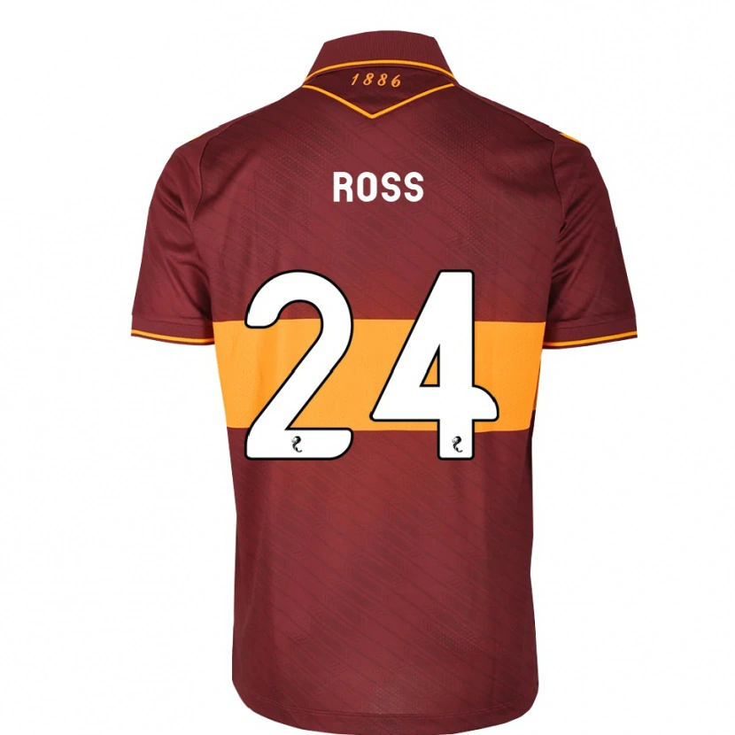 Danxen Kobiety Luca Ross #24 Pomarańczowy Bordowy Wyjazdowa Koszulka 2026/27 Koszulki Klubowe