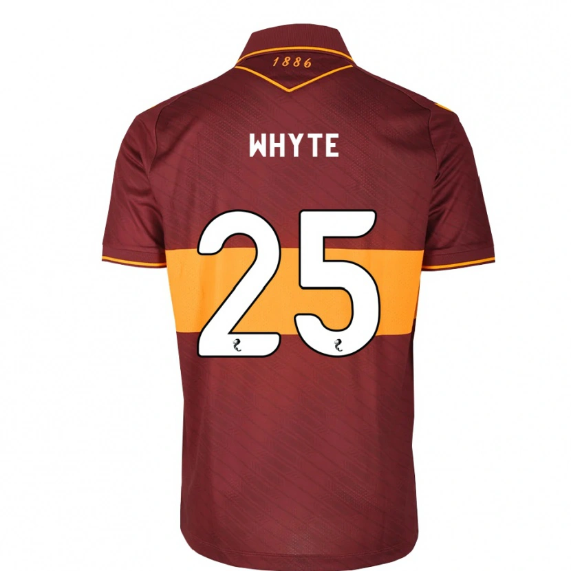 Danxen Kobiety Olly Whyte #25 Pomarańczowy Bordowy Wyjazdowa Koszulka 2026/27 Koszulki Klubowe