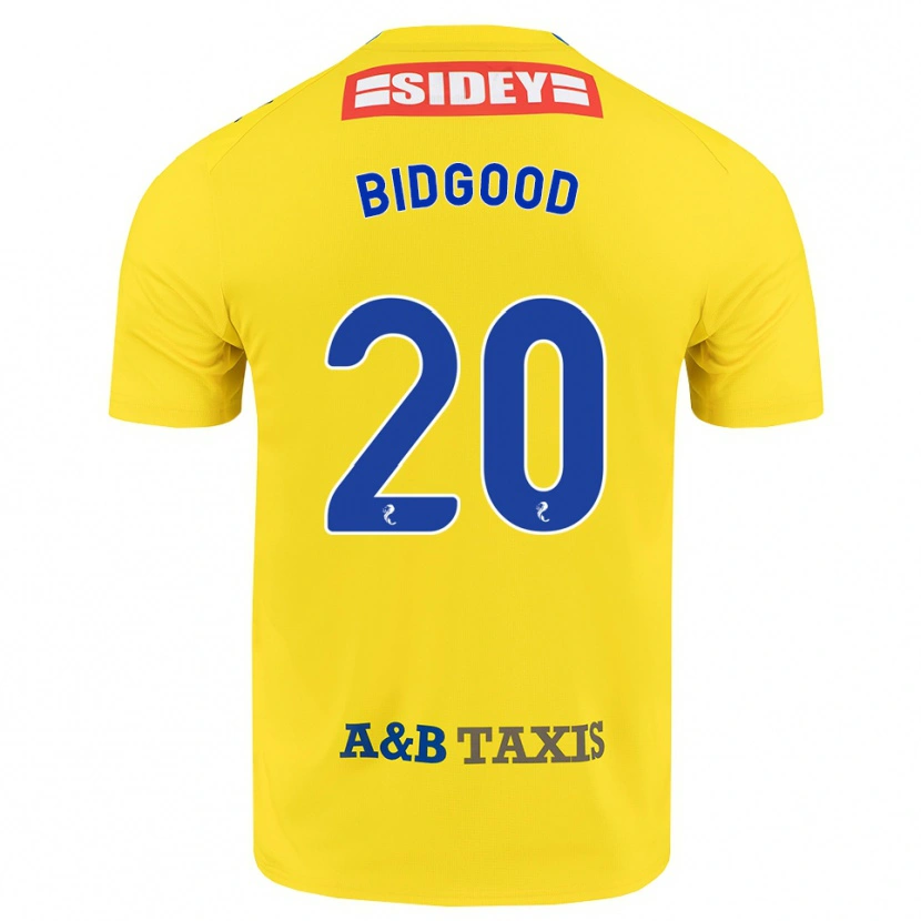Danxen Kobiety Aoife Bidgood #20 Żółty Niebieski Czarny Wyjazdowa Koszulka 2026/27 Koszulki Klubowe