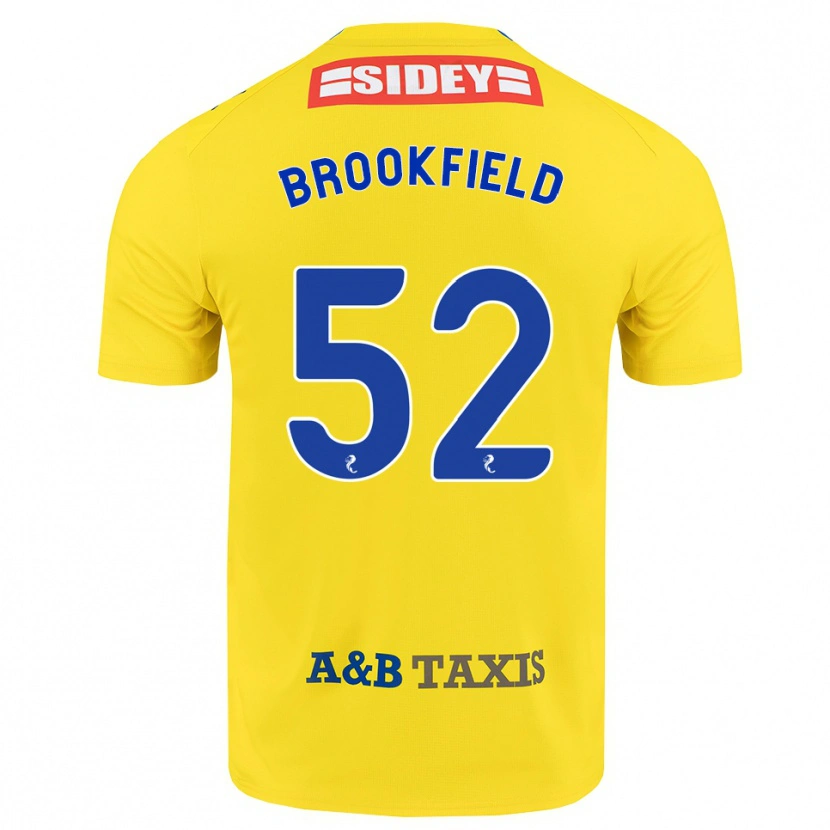 Danxen Kobiety Arran Brookfield #52 Żółty Niebieski Czarny Wyjazdowa Koszulka 2026/27 Koszulki Klubowe