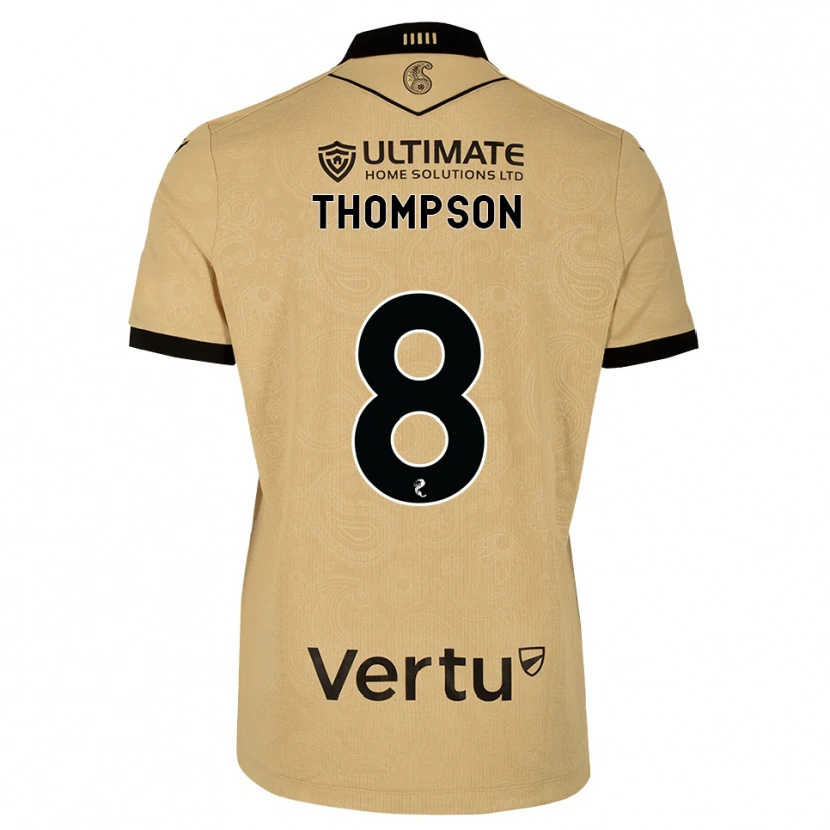 Danxen Kobiety Struan Thompson #8 Drewniany Czarny Wyjazdowa Koszulka 2026/27 Koszulki Klubowe