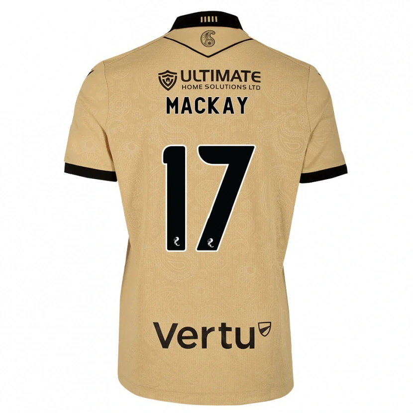 Danxen Kobiety Rory Mackay #17 Drewniany Czarny Wyjazdowa Koszulka 2026/27 Koszulki Klubowe