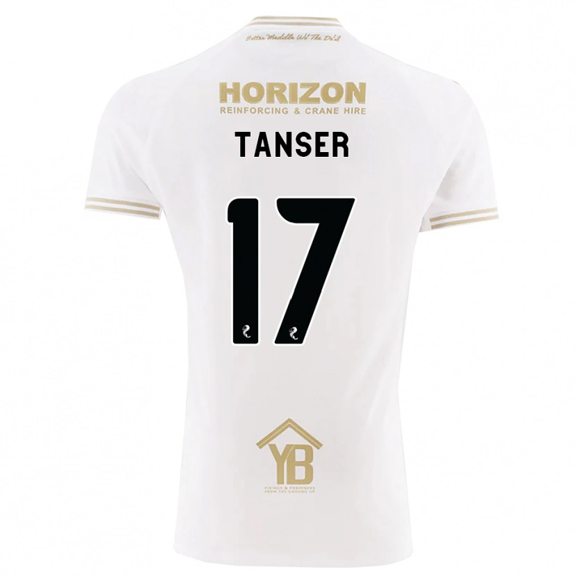 Danxen Kobiety Scott Tanser #17 Pszeniczny Biały Wyjazdowa Koszulka 2026/27 Koszulki Klubowe