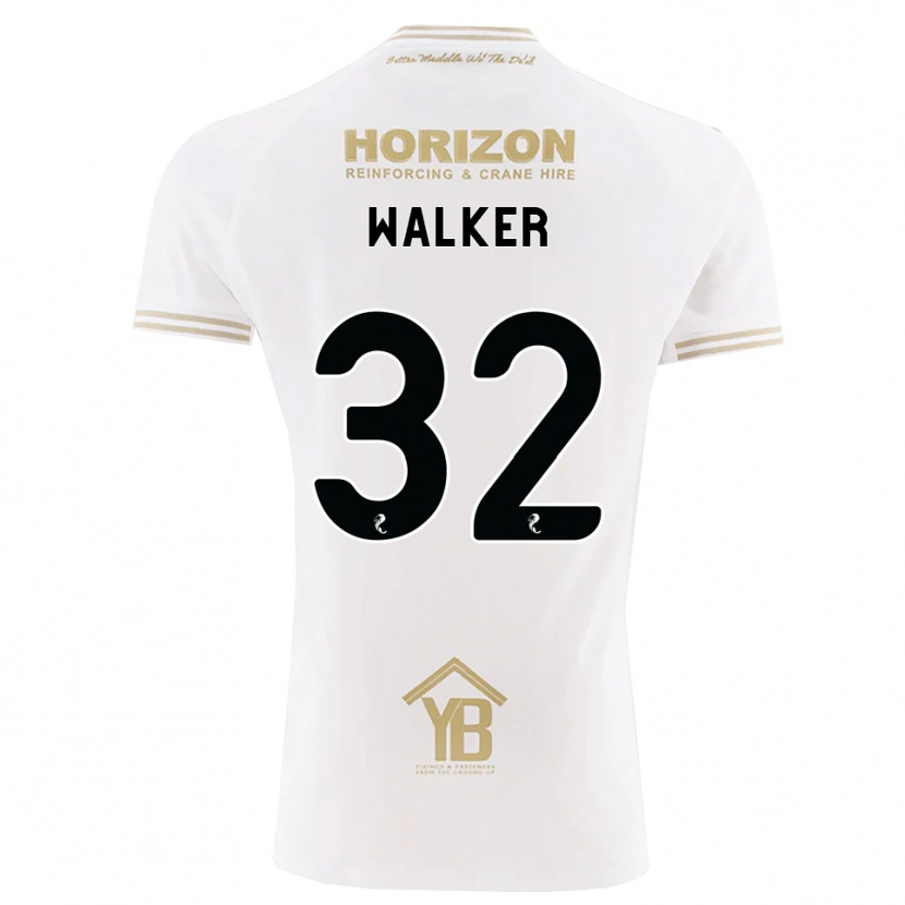 Danxen Kobiety Rhys Walker #32 Pszeniczny Biały Wyjazdowa Koszulka 2026/27 Koszulki Klubowe