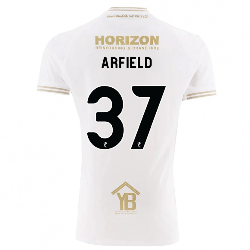 Danxen Kobiety Scott Arfield #37 Pszeniczny Biały Wyjazdowa Koszulka 2026/27 Koszulki Klubowe