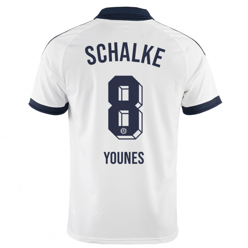 Danxen Kobiety Amin Younes #8 Czarny Biały Wyjazdowa Koszulka 2026/27 Koszulki Klubowe