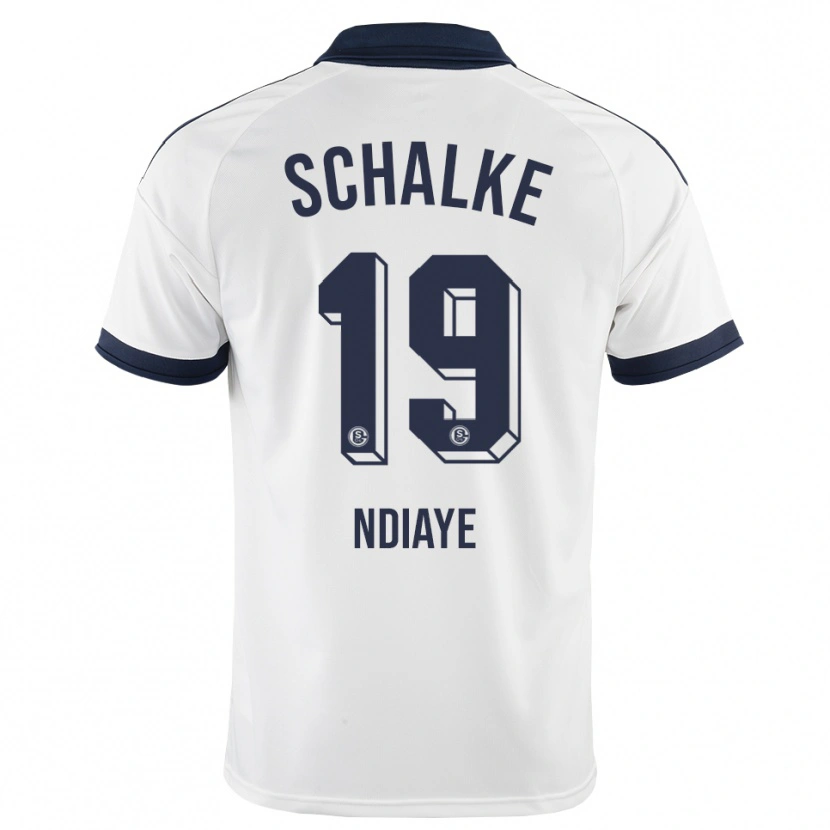 Danxen Kobiety Jean-Paul Ndiaye #19 Czarny Biały Wyjazdowa Koszulka 2026/27 Koszulki Klubowe