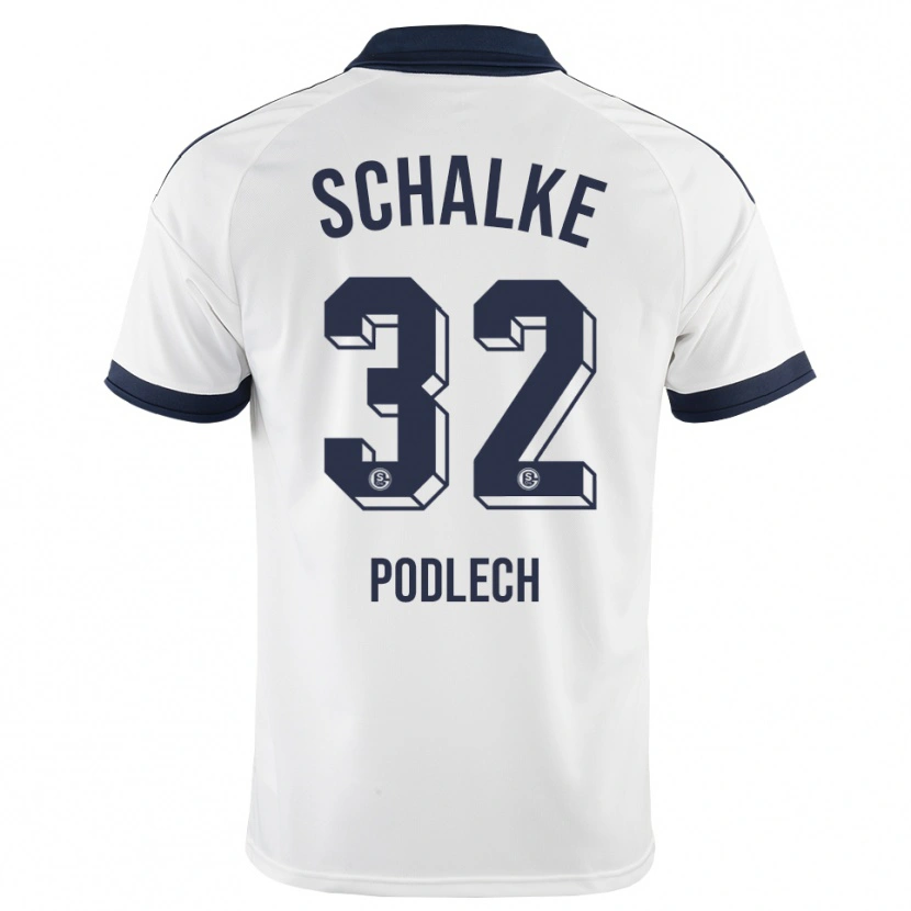 Danxen Kobiety Luca Podlech #32 Czarny Biały Wyjazdowa Koszulka 2026/27 Koszulki Klubowe