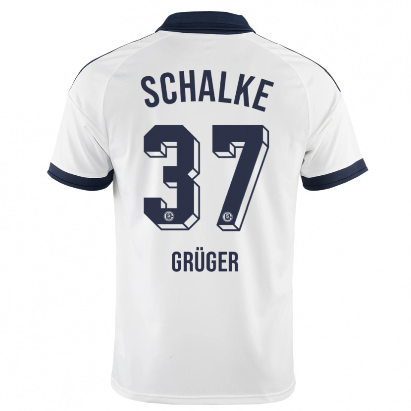 Danxen Kobiety Max Grüger #37 Czarny Biały Wyjazdowa Koszulka 2026/27 Koszulki Klubowe