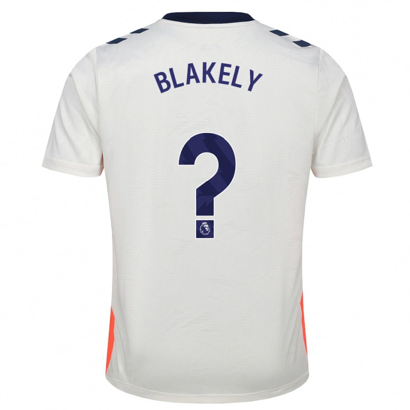 Danxen Kobiety Ben Blakely #0 Biały Pomarańczowy Niebieski Królewski Wyjazdowa Koszulka 2026/27 Koszulki Klubowe