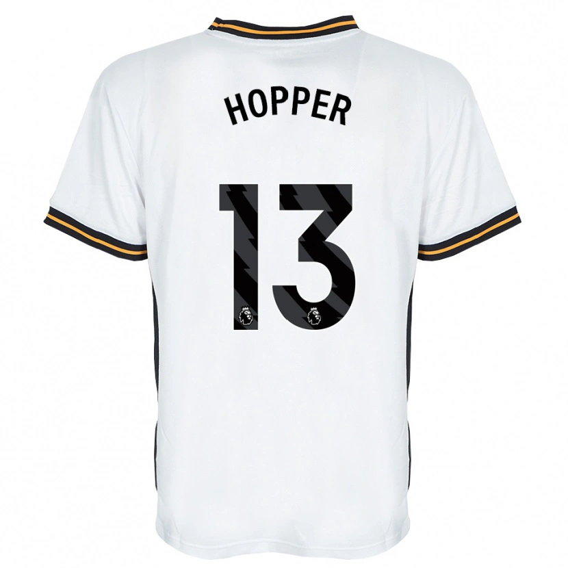 Danxen Kobiety Jake Hopper #13 Biały Pomarańczowy Czarny Wyjazdowa Koszulka 2026/27 Koszulki Klubowe