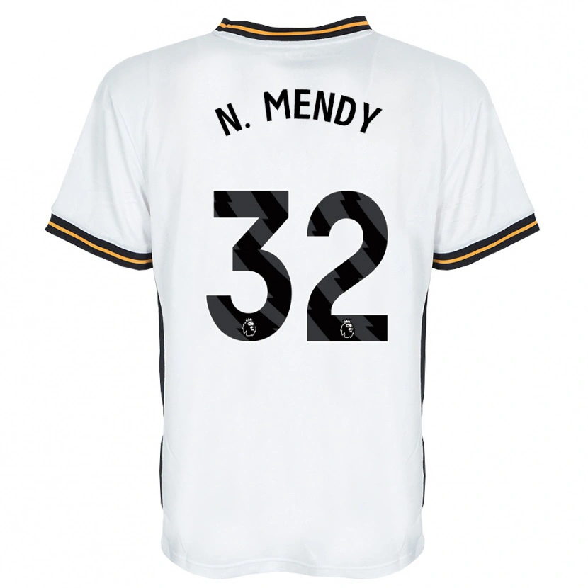 Danxen Kobiety Nobel Mendy #32 Biały Pomarańczowy Czarny Wyjazdowa Koszulka 2026/27 Koszulki Klubowe