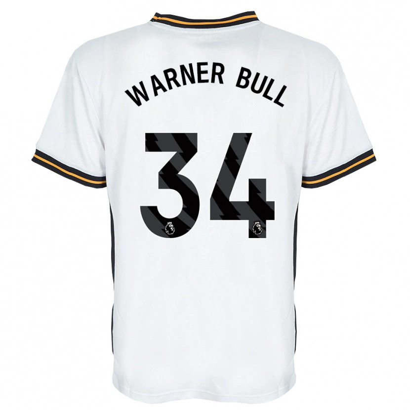 Danxen Kobiety Lucy Warner-Bull #34 Biały Pomarańczowy Czarny Wyjazdowa Koszulka 2026/27 Koszulki Klubowe