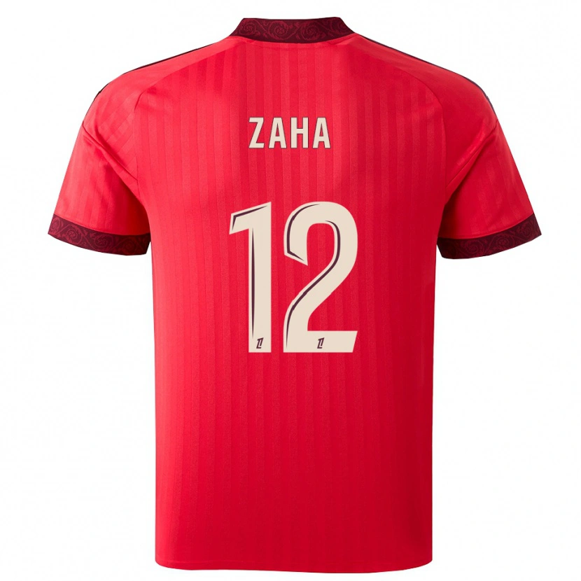 Danxen Kobiety Wilfried Zaha #12 Bordo Czerwony Biały Wyjazdowa Koszulka 2026/27 Koszulki Klubowe