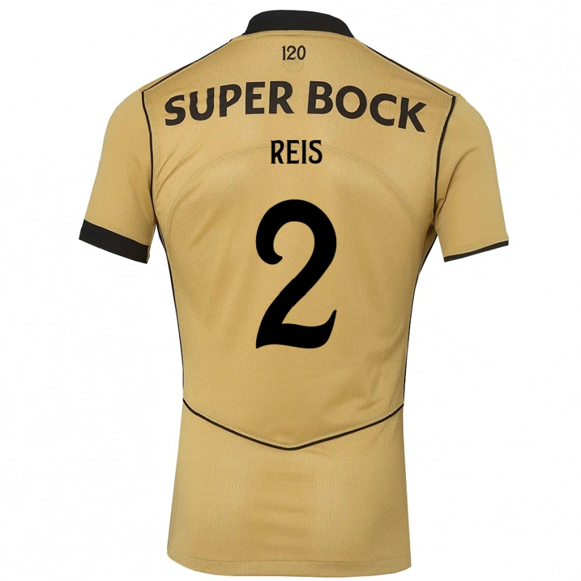Danxen Kobiety Matheus Reis #2 Goldenrod Czarny Wyjazdowa Koszulka 2026/27 Koszulki Klubowe