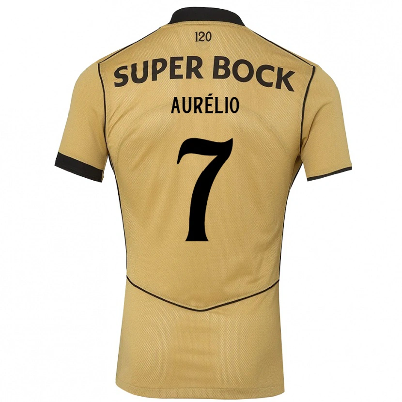 Danxen Kobiety Délcio Aurélio #7 Goldenrod Czarny Wyjazdowa Koszulka 2026/27 Koszulki Klubowe
