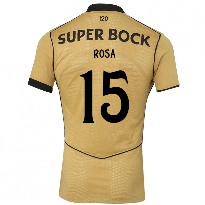 Danxen Kobiety Duarte Rosa #15 Goldenrod Czarny Wyjazdowa Koszulka 2026/27 Koszulki Klubowe
