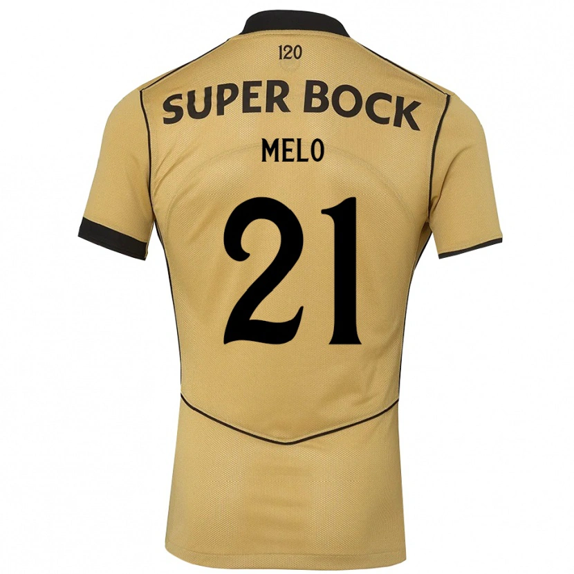 Danxen Kobiety Gabriel Melo #21 Goldenrod Czarny Wyjazdowa Koszulka 2026/27 Koszulki Klubowe