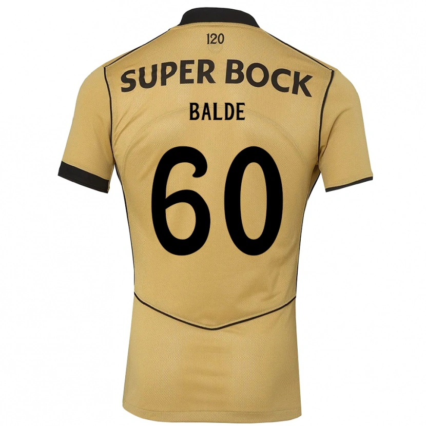 Danxen Kobiety Amadu Baldé #60 Goldenrod Czarny Wyjazdowa Koszulka 2026/27 Koszulki Klubowe
