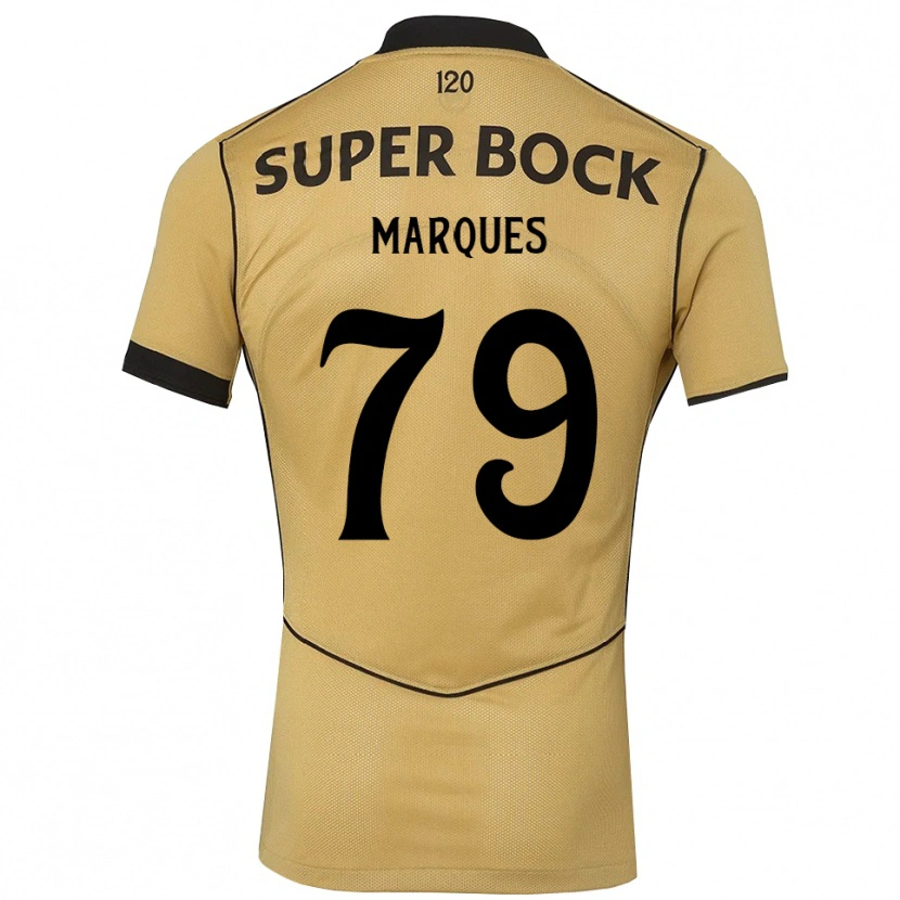 Danxen Kobiety Rodrigo Marquês #79 Goldenrod Czarny Wyjazdowa Koszulka 2026/27 Koszulki Klubowe