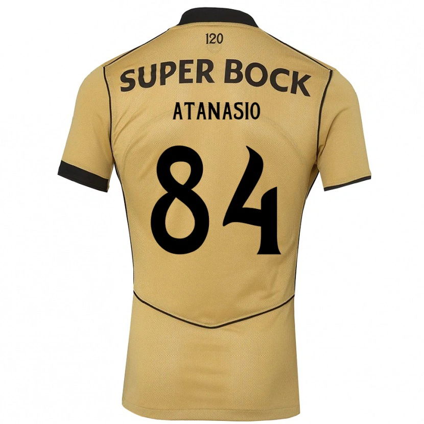Danxen Kobiety Atanásio Afonso Miranda Cunha #84 Goldenrod Czarny Wyjazdowa Koszulka 2026/27 Koszulki Klubowe