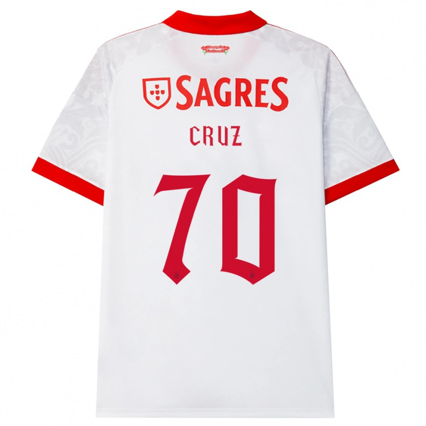 Danxen Kobiety Filipe Cruz #70 Biały Czerwony Żółty Wyjazdowa Koszulka 2026/27 Koszulki Klubowe