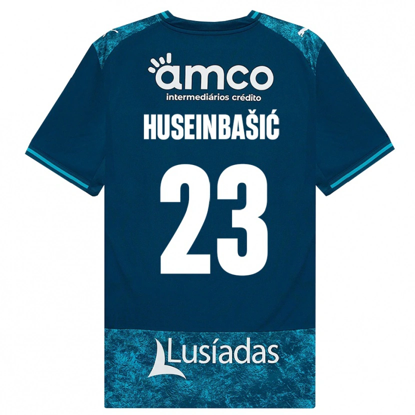 Danxen Kobiety Denis Huseinbasic #23 Darkslategray Średni Turkus Wyjazdowa Koszulka 2026/27 Koszulki Klubowe