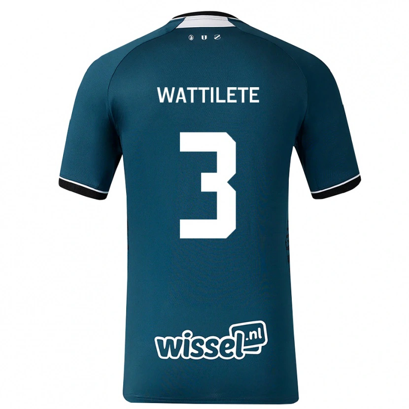 Danxen Kobiety Julia Wattilete #3 Darkslategray Biały Wyjazdowa Koszulka 2026/27 Koszulki Klubowe