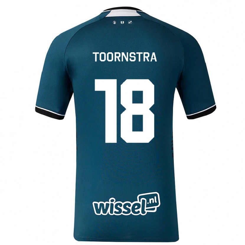 Danxen Kobiety Jens Toornstra #18 Darkslategray Biały Wyjazdowa Koszulka 2026/27 Koszulki Klubowe