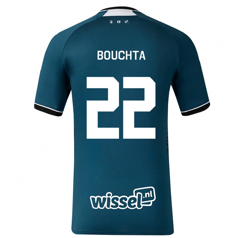 Danxen Kobiety Dani Bouchta #22 Darkslategray Biały Wyjazdowa Koszulka 2026/27 Koszulki Klubowe