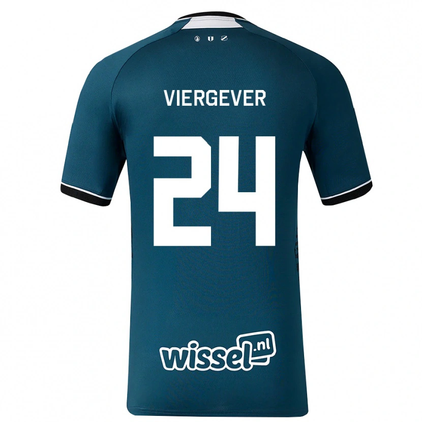 Danxen Kobiety Nick Viergever #24 Darkslategray Biały Wyjazdowa Koszulka 2026/27 Koszulki Klubowe