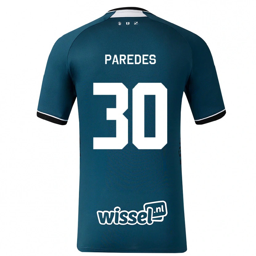 Danxen Kobiety Kevin Paredes #30 Darkslategray Biały Wyjazdowa Koszulka 2026/27 Koszulki Klubowe