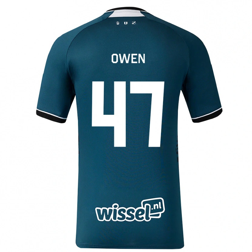 Danxen Kobiety Emmanuel Chigozie Owen #47 Darkslategray Biały Wyjazdowa Koszulka 2026/27 Koszulki Klubowe