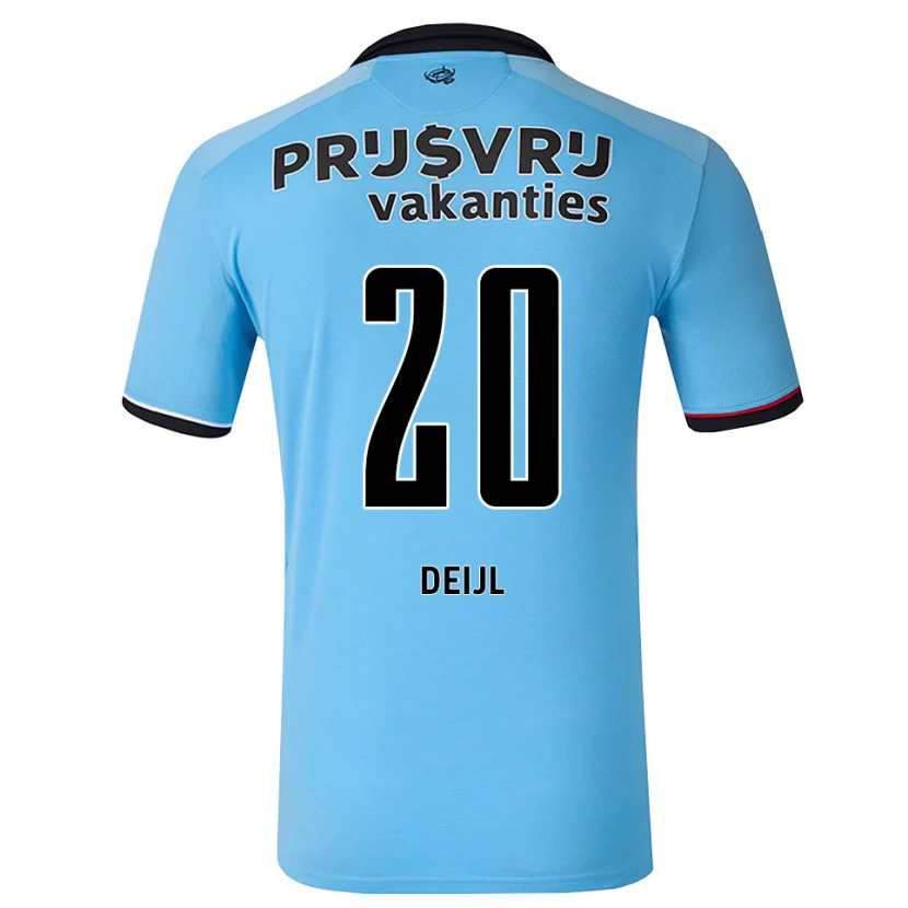 Danxen Kobiety Mats Deijl #20 Głęboki Niebieski Czarny Czerwony Wyjazdowa Koszulka 2026/27 Koszulki Klubowe