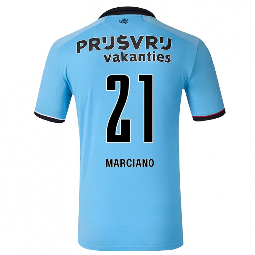 Danxen Kobiety Ofir Marciano #21 Głęboki Niebieski Czarny Czerwony Wyjazdowa Koszulka 2026/27 Koszulki Klubowe